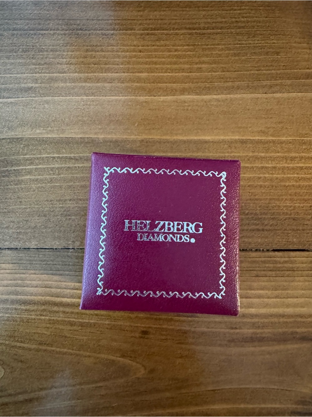 Helzberg Diamonds Burgundy Presentation Box